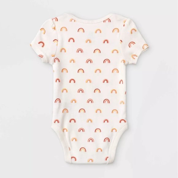 Baby Girls' 4pk Earth & Sky Short Sleeve Bodysuit - Cloud Island™ Pink - Picture 2 of 6